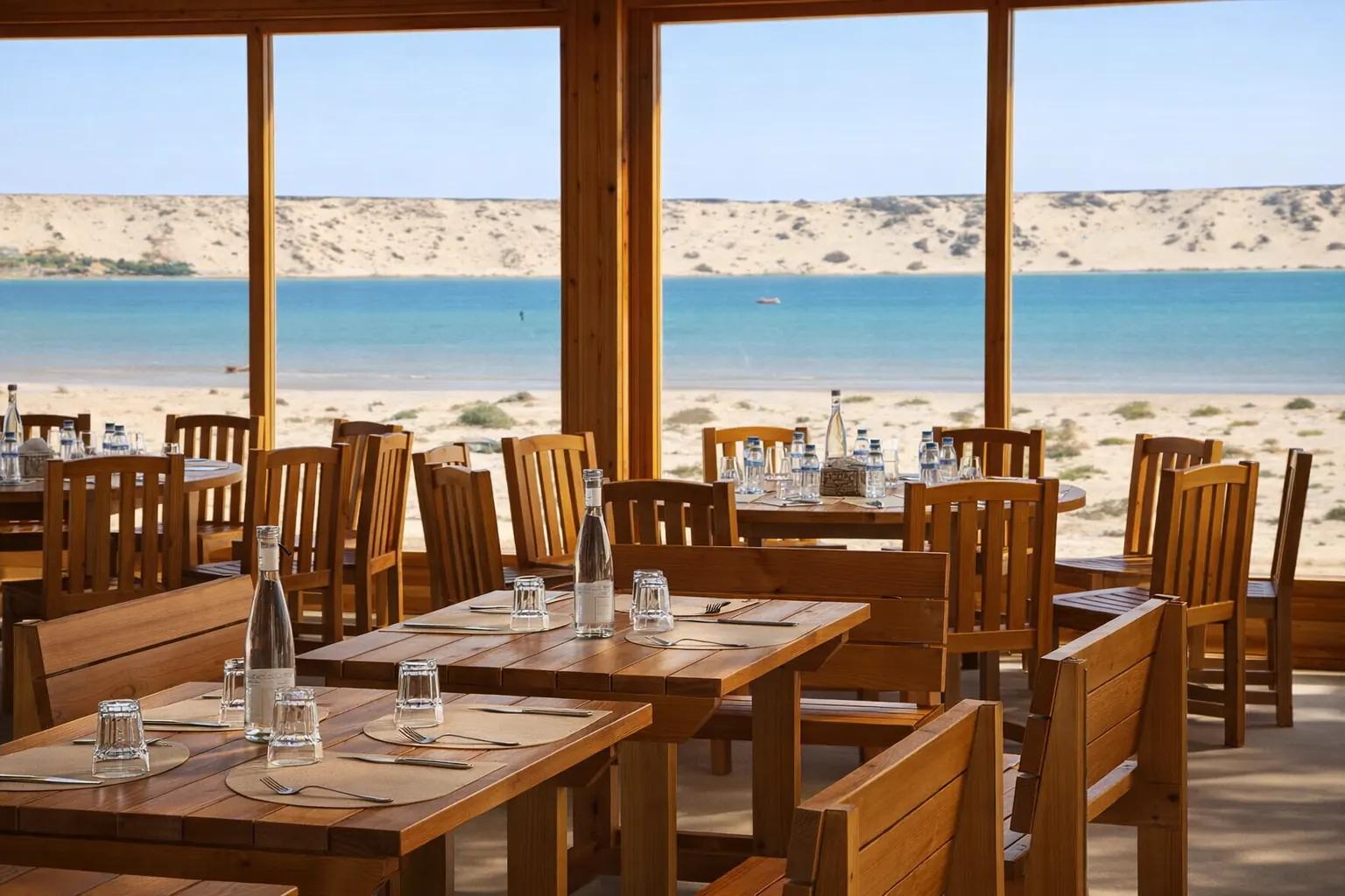 Best Restaurant View on the Dakhla Lagoon - Dakhla